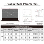 Vividstorm S Pro Electric Tension Floor Screen for UST Projector