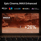 Valerion Stream Master Plus 2 Triple Laser Projector 4K, , IMAX, Google TV, HDR10+, Dolby Vision & Atmos