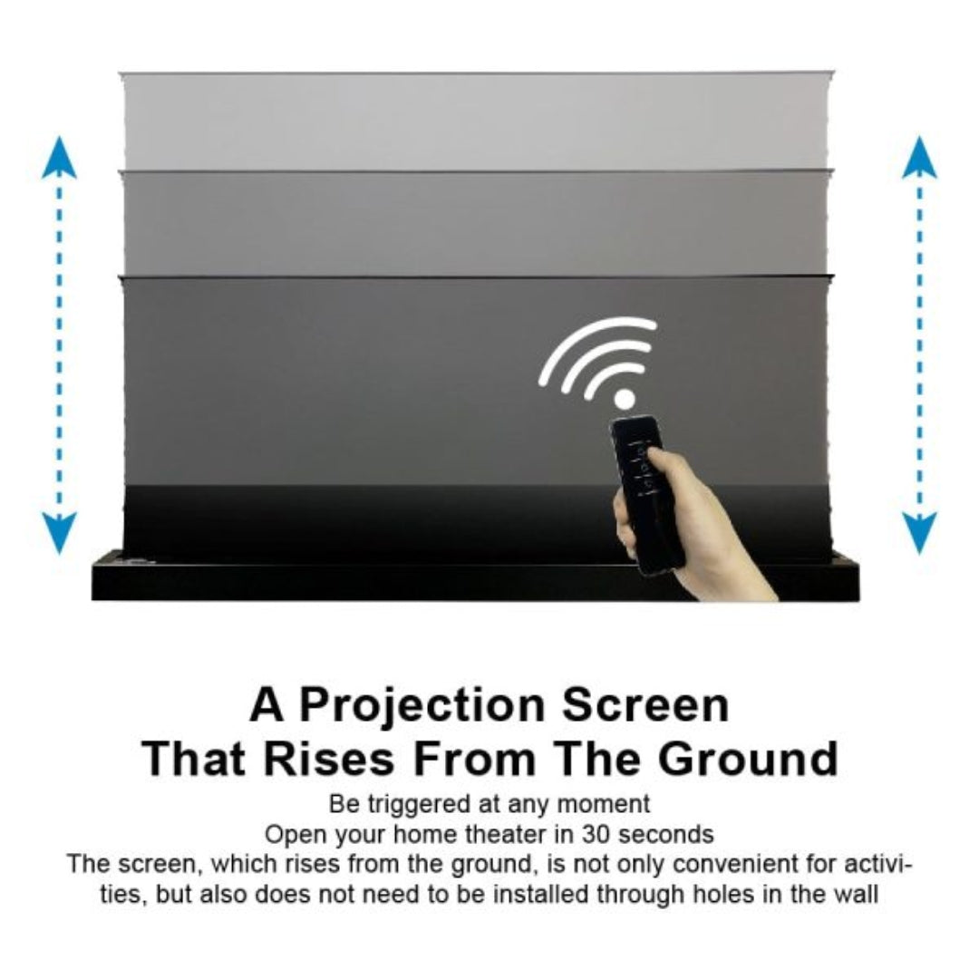 VIVIDSTORM S PRO P Motorised Rollable UST Laser Projector Screen with Acoustic Transparency