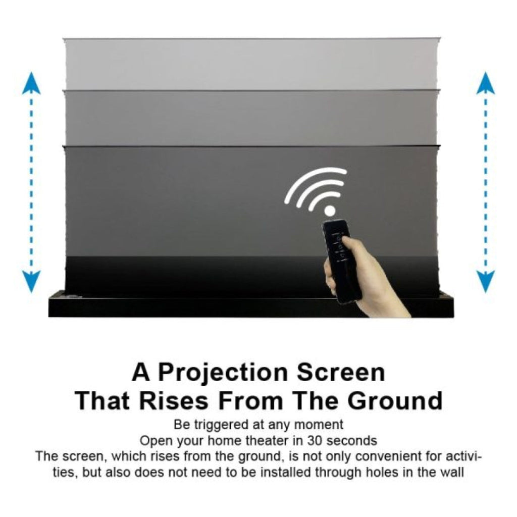 Vividstorm S Pro Electric Tension Floor Screen for UST Projector