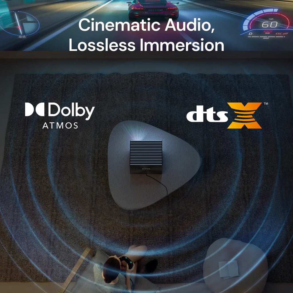 Valerion Stream Master Plus 2 Triple Laser Projector 4K, , IMAX, Google TV, HDR10+, Dolby Vision & Atmos