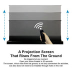 Vividstorm S PRO P PLUS (Motorized Tension floor rising screen made for Ultra short throw laser projectors)