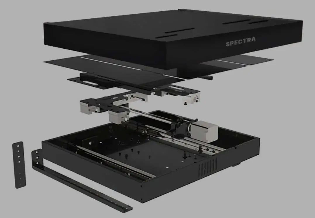 Motorized Sliding Tray For Ultra-Short throw Projectors