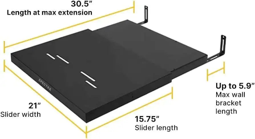 Motorized Sliding Tray For Ultra-Short throw Projectors