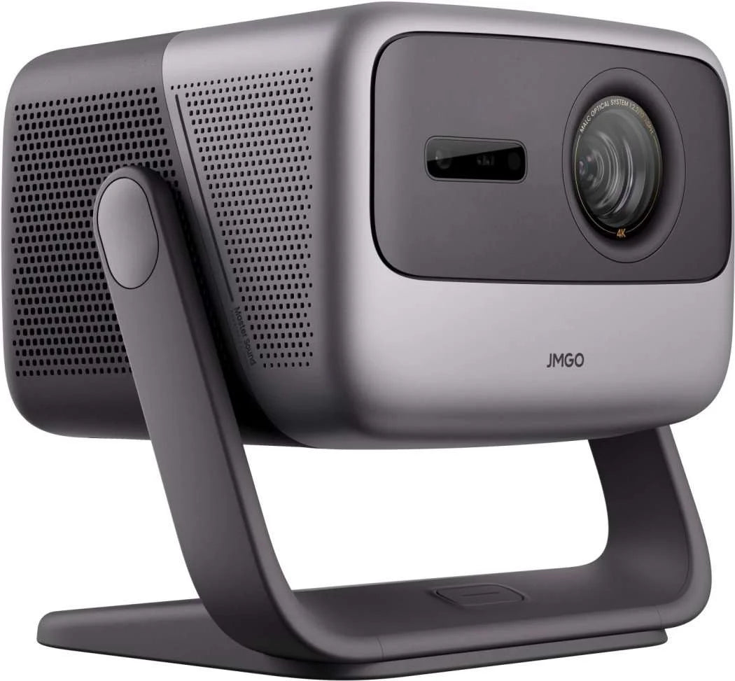 JMGO N1S Infinity 4K triple laser projector with 4K UHD resolution, 10-bit color depth, 2600 lumens, integrated Google TV and Netflix