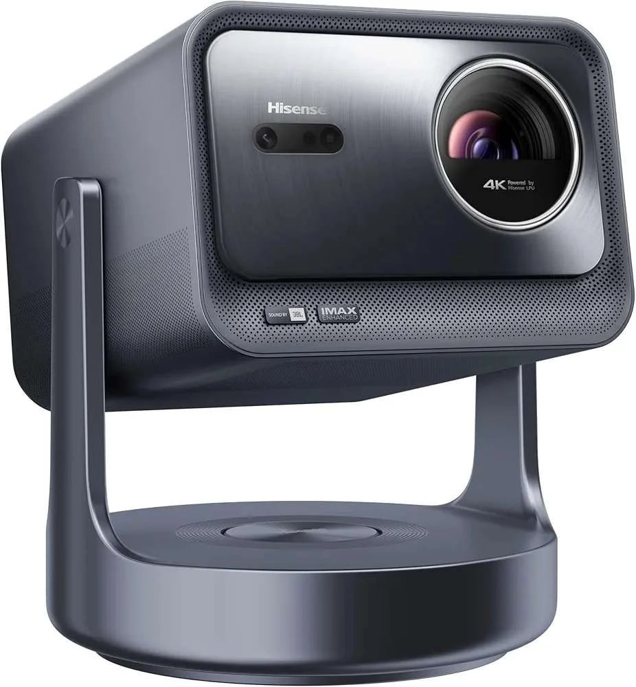 Hisense C2 Ultra 4K UHD Triple Color RGB Laser Portable Mini Projector, 65”~300″, 3000 ANSI Lumens, 110% BT.2020 Wide Color Gamut, Dolby Vision, Sound by JBL, Netflix, WIFI 6E Global Version