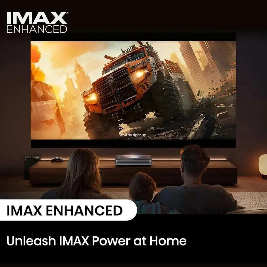 Hisense Laser Cinema PX3-PRO Triple Laser Ultra Short Throw Projector, 80″~150″, 4K UHD, High Contrast, IMAX Enhanced, Dolby Vision & Atmos, HDR10+, 3000 Lumens Designed for Xbox