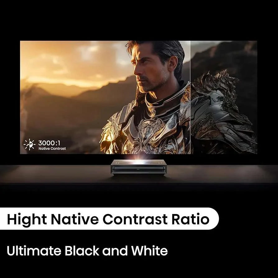 Hisense Laser Cinema PX3-PRO Triple Laser Ultra Short Throw Projector, 80″~150″, 4K UHD, High Contrast, IMAX Enhanced, Dolby Vision & Atmos, HDR10+, 3000 Lumens Designed for Xbox