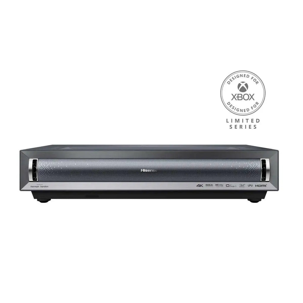 Hisense Laser Cinema PX3-PRO Triple Laser Ultra Short Throw Projector, 80″~150″, 4K UHD, High Contrast, IMAX Enhanced, Dolby Vision & Atmos, HDR10+, 3000 Lumens Designed for Xbox