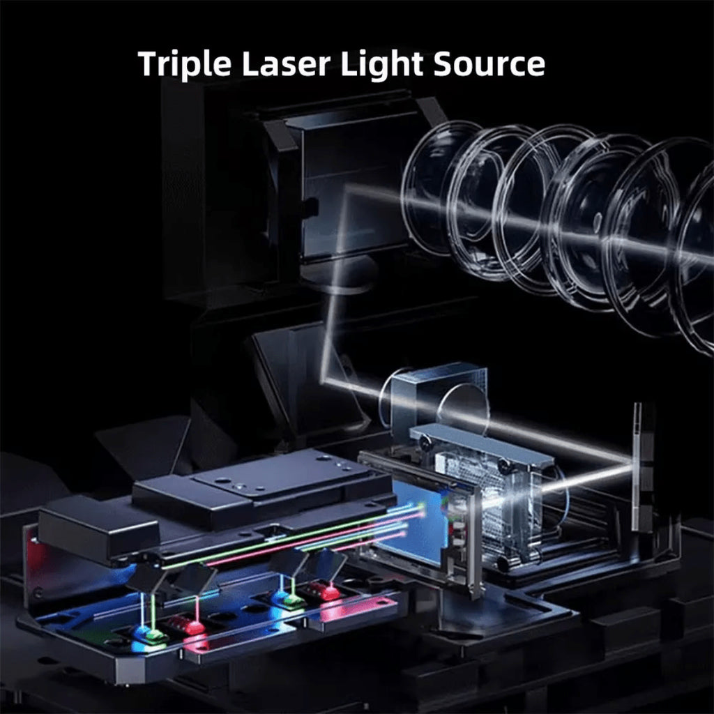 Valerion Vision Master Pro 2: 4K Triple Laser Projector, 3000 Lumens