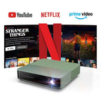 WEMAX S5 Smart Laser Projector — Netflix Licensed, Portable 1080P HDR10 Home Theater