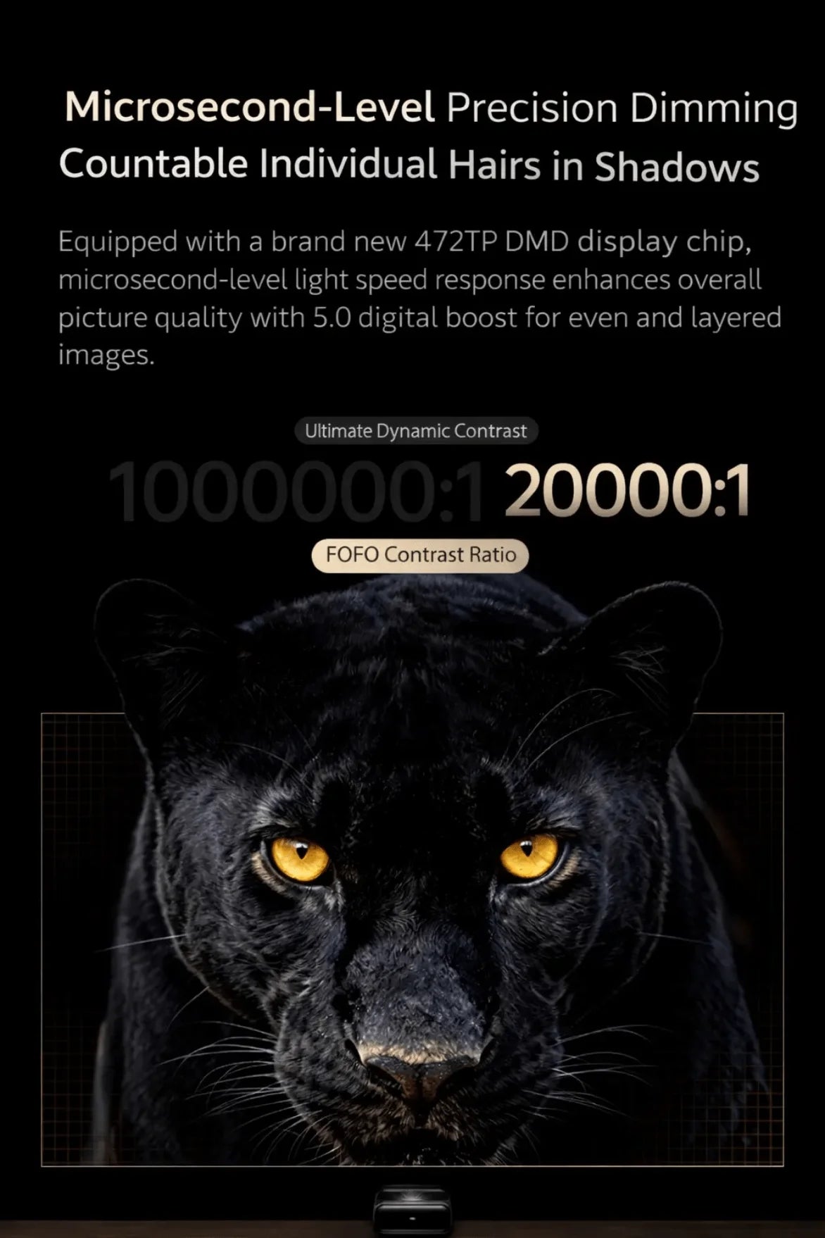 JMGO 03 Ultra 4K Projector for Sale, Ultra Shortest Full triple Laser Projector 4K