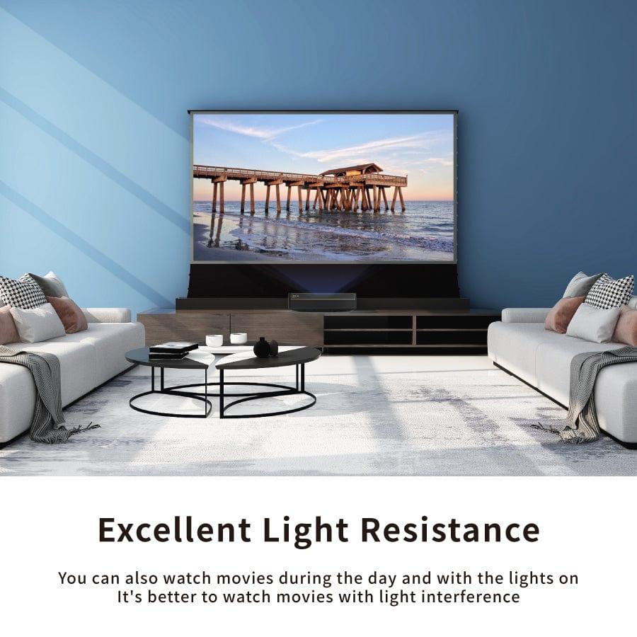 Vividstorm S PRO P PLUS (Motorized Tension floor rising screen made for Ultra short throw laser projectors)