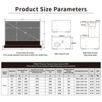 Vividstorm S PRO P PLUS (Motorized Tension floor rising screen made for Ultra short throw laser projectors)