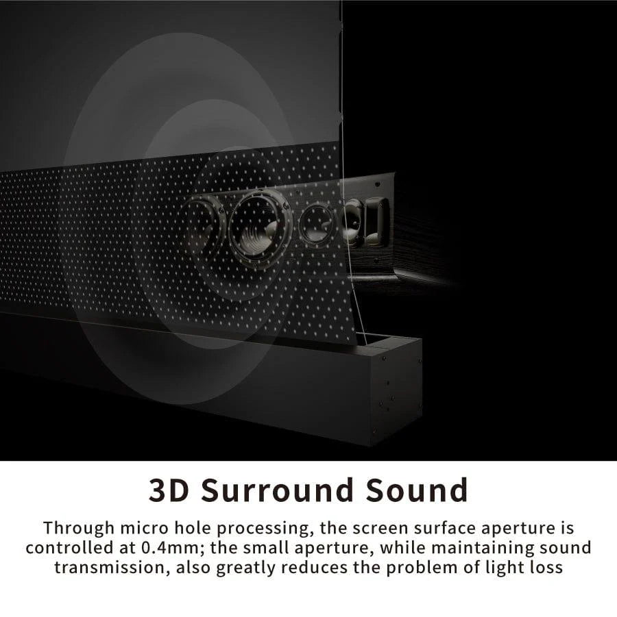Vividstorm S PRO P PLUS (Motorized Tension floor rising screen made for Ultra short throw laser projectors)