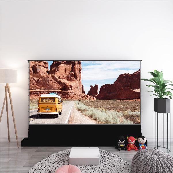 Vividstorm S PRO P PLUS (Motorized Tension floor rising screen made for Ultra short throw laser projectors)