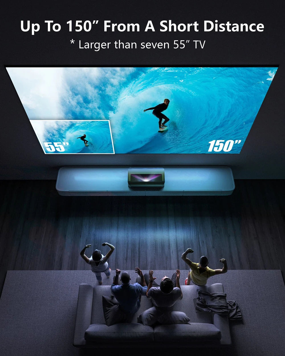 AWOL VISION 4K LTV-2500 3D Triple Laser Projector