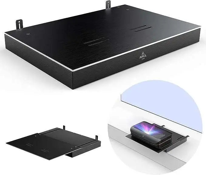 Motorized Sliding Tray For Ultra-Short throw Projectors