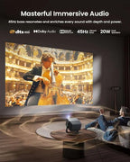 JMGO N1S Ultra 4K Triple Laser Projector with WiFi 3000 ANSI Lumens