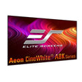 Elite Aeon CineWhite Perforated A8K Fixed Frame Projection Screen AR100H-A8K Series (16:9)100″-150″ For UST