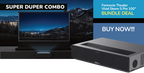 Formovie Theater Premium with VIVIDSTORM S PRO Floorising Screen 100″/120″ Combo offer