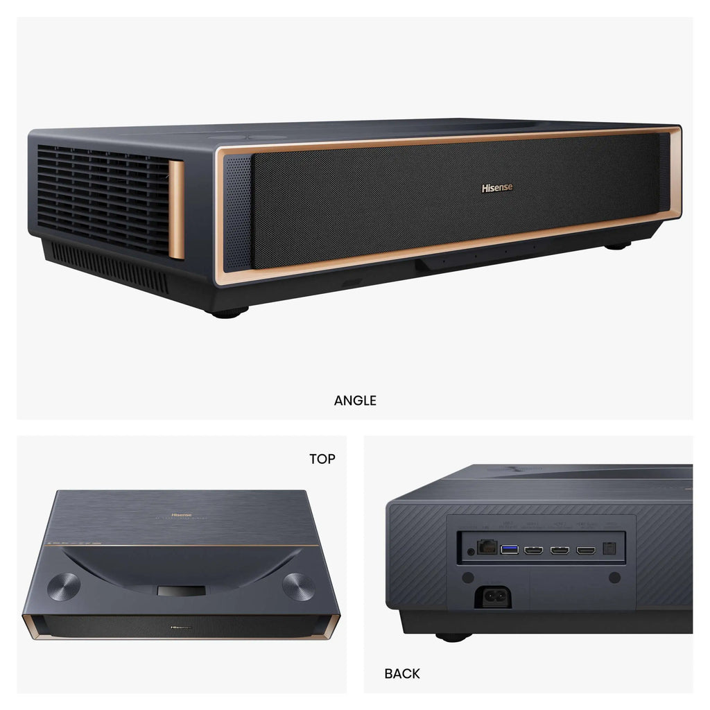 Hisense 80”-150” PT1 4K Tri Chroma Laser Cinema