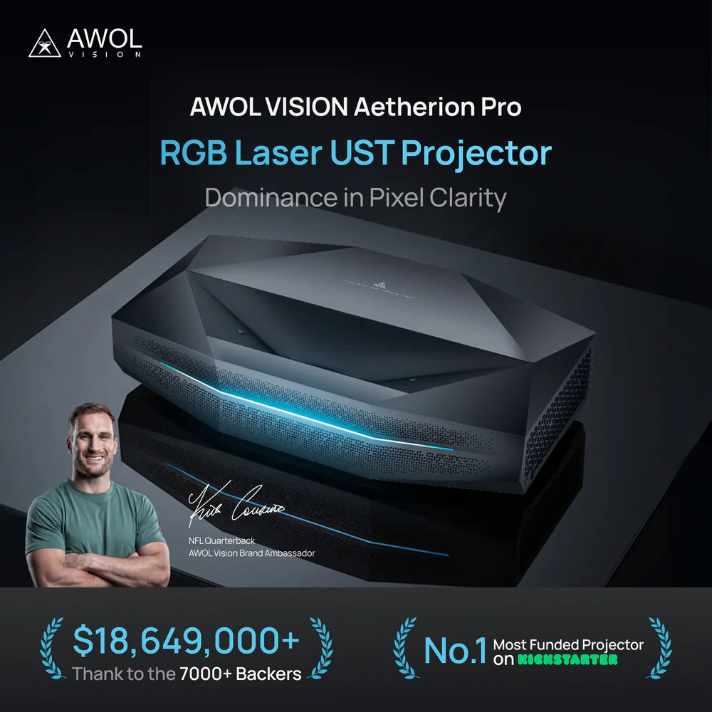 AWOL VISION Aetherion Pro RGB Laser UST Projector